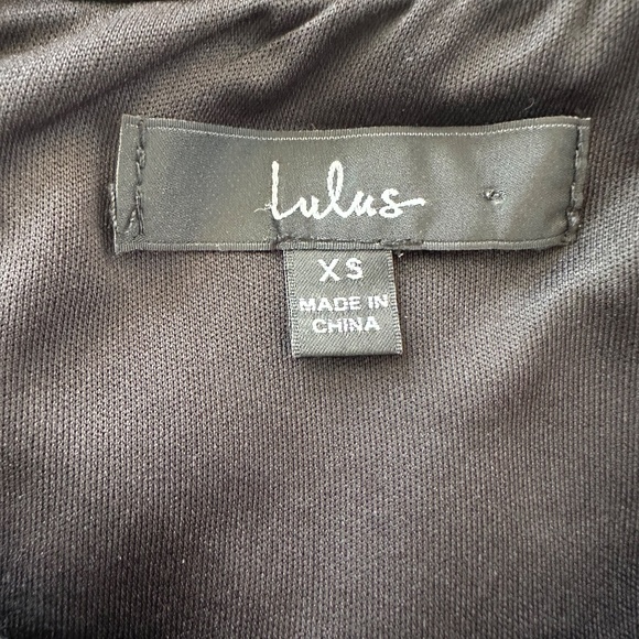 Lulus Black Ruffled Strapless Romper size XS - Picture 6 of 7